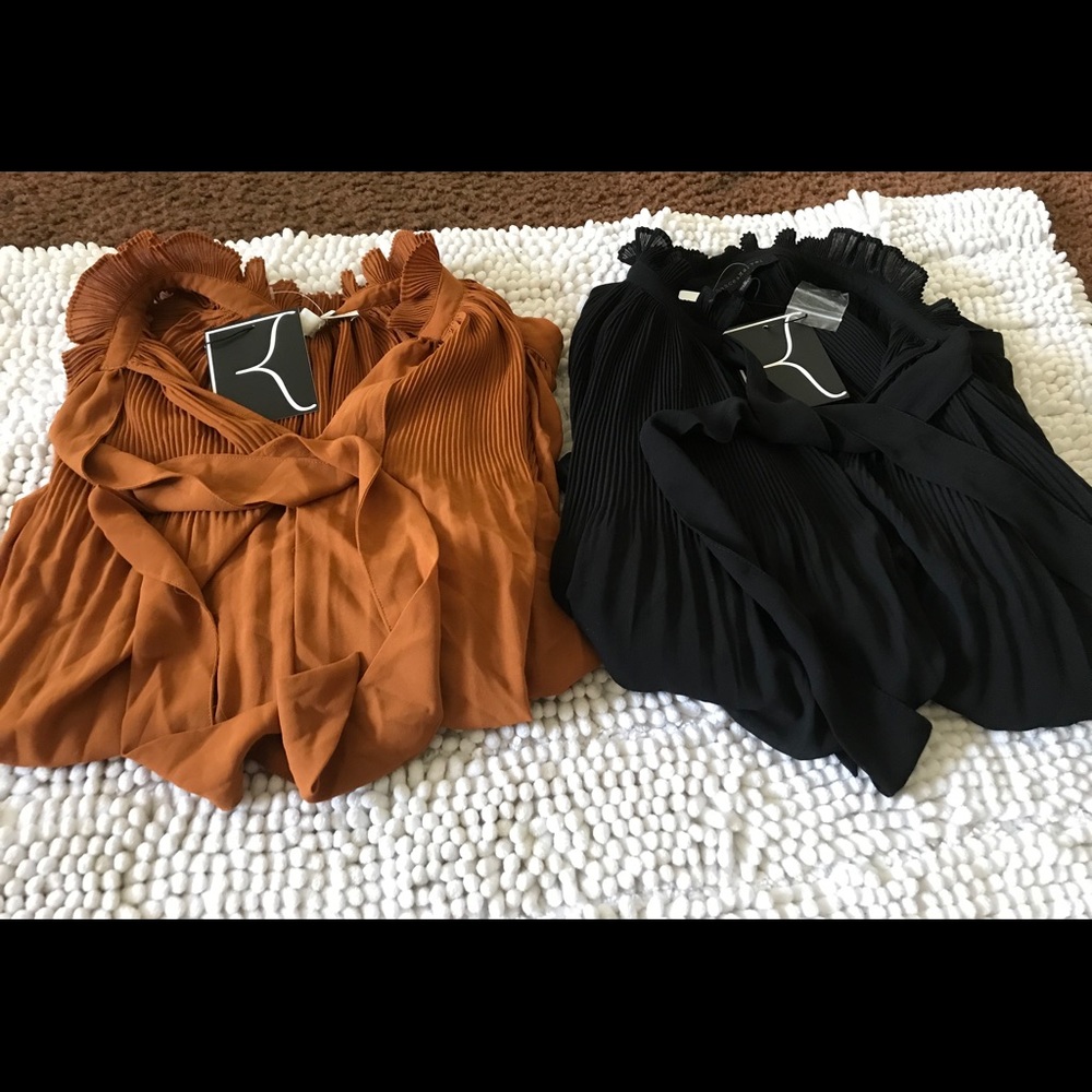 2 cute sheer shirts!